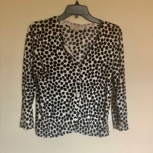 Loft Animal Print Cardigan